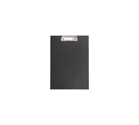 MAUL Portablocco A4 MAULpoly | Scrivania in cartone con rivestimento in pellicola PP | Clipboard da appendere | Morsetto moderno per conservare la carta | per ufficio, cucina e officina | nero