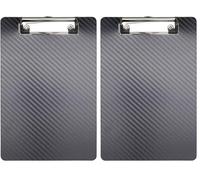 MAUL Portablocco A5 MAULflexx | Cartellina portablocco in formato A5 per documenti | resistente cartella per conferenze | occhiello retrattile | raccoglitore con morsetto per carta sfusa | nero