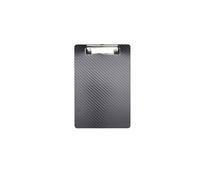 MAUL Portablocco A5 MAULflexx | Cartellina portablocco in formato A5 per documenti | resistente cartella per conferenze | occhiello retrattile | raccoglitore con morsetto per carta sfusa | nero