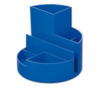 MAUL Portapenne Rundbox – ABS resistente agli urti, 6 scomparti – Blu