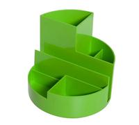 MAUL Portapenne Rundbox – 6 scomparti, ABS resistente agli urti, verde chiaro