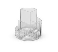 MAUL Portapenne Rundbox – 6 scomparti, ABS resistente agli urti, trasparente