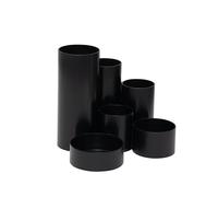 MAUL Portapenne MAULtubo riciclato, diametro 15 x 12,5 cm, organizer da scrivania con 6 scomparti, organizzatore da ufficio per penne, penne, pennelli e forbici, elegante organizer per penne, colore