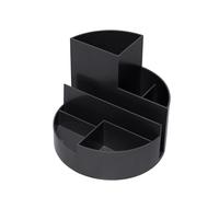 MAUL Portapenne Rundbox con 6 scomparti in ABS resistente agli urti Nero