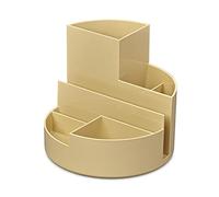 Maul Portapenne ufficio MAULrundbox marrone rotondo 6 scomparti robusto