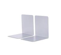 MAUL Reggilibri acciaio argento set 2 pezzi stabile elegante