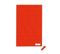 MAUL Simboli magnetici freccia 30 pezzi | Piccoli magneti per pianificatori, calendari e lavagne bianche | Magnete 1 x 2 cm per ufficio, cucina e officina | Versatile e flessibile | rosso