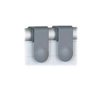 MAUL Supporto flipchart grigio 2 pezzi in plastica