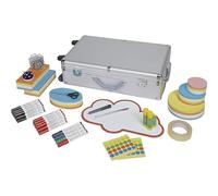 MAUL Trolley moderatore MAULpro advanced argento con kit presentazione | accessori pronti all’uso, ordine mobile per workshop, valigetta robusta in alluminio, chiusura con 2 chiavi
