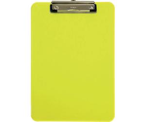 Maul Writing Board, Plastic, A4 clipboard, Hanging Loop Yellow