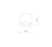 MAUN Bianco Plafone Tuba NT 1xGX53/12W IP54 10481