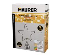 MAURER 05490595 LUCI NATAVID.Stella Albero Bianco PILAS, Multicolore
