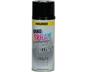 Maurer 093343 Smalto ad alta temperatura 800 °, Briko Spray, nero opaco, 400 ml, confezione da 6 pezzi