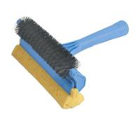 Maurer 1190560 - Spazzola Pulisci Zanzariera Con Spazzola A Rullo E Spugna - Manico In Abs