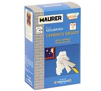 Maurer Cemento Edil 14010317 Grigio per riparazioni su intonaci e calcestruzzi 5 kg