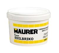 Maurer 14010352 - Mastice Edile in plastica, contenitore da 1,0 kg) colore: bianco
