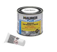 MAURER 14075085 Stucco per Marmo/Pietra 150 ml. Colore Bianco, Multicolore