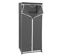 MAURER Grigio 21030600 Tessuto Armadio Pieghevole, TNT, 70 x 45 x 160 cm, Colore, Acciaio Inossidabile, 70x45x160 cm