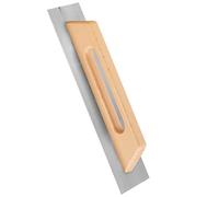 Frattazzo fracasso frattone a 2 mani acciaio liscio manico legno 480X140 Maurer