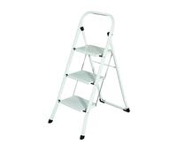 SGABELLO SCALA IN ACCIAIO 3 GRADINI - PORTATA 150 KG - SPESSORE 4,5mm (CHIUSA)