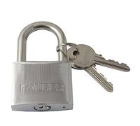 MAURER 3100850 - Normale arco 30 millimetri lucchetto in acciaio, Cranberry