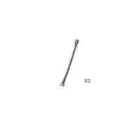 MAURER 4010364 Frusta in Acciaio INOX 1/2 /-h-1 2-500 2 Pezzi