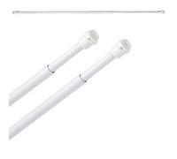 MAURER 5340043 Barra Visillo Extensible 60/78 cm. con Soporte, sin Muelle (2 Piezas)