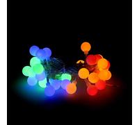 MAURER 5490305 Guinalda Esfera 40 LEDs Multicolor. Luz Navidad Interiores y Exteriores Ip44