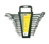 Maurer Chiavi combinate al carbonio – Set 8 pezzi 6–19 mm Grigio