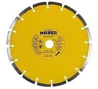 Maurer 86744 Disco Diamantato, Corona Laser, 230X2,4X22 cm, Grigio/Giallo