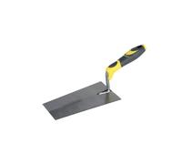 Maurer 87817 Cazzuola Quadrata, Manico Bicomponente, cm 18, Grigio/Giallo
