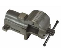 Maurer 89141 Morsa da Banco, Ghisa, Ganasce in Acciaio, mm 80, Grigio