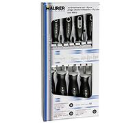 Maurer 89612 Cacciavite Assortite, 8 Pezzi, M Plus, Nero/Grigio