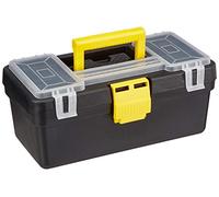 MAURER 91955 Caja Herramientas Minibox 330x175x145 mm, Giallo/Nero