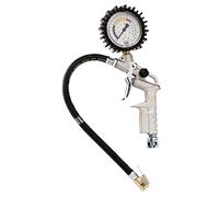 PISTOLA GONFIAGGIO ARIA COMPRESSA IN ALLUMINIO CON MANOMETRO MAURER