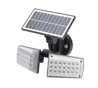 MAURER Aplique Solar Led Doble Con Sensor de Movimiento/Crepuscular 450 Lumenes. Protección IP65