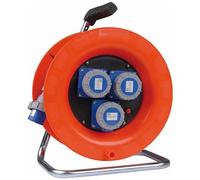 MAURER - Avvolgicavo Elettrico Industriale 30 metri 3 Prese Cee IP67 16A sez. 3X2,5 mm