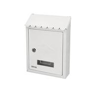 Maurer Black Painted Steel Letterbox with Roof