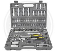 maurer - Bussole E Bits In Serie 94 Pz. Al Carbonio Attacco 1/4 pollici & 1/2 pollici