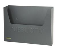 CASSETTA PER PUBBLICITA MAURER ANTRACITE 34X8X26H CM