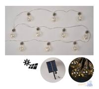 Maurer Catena Microled Lampadine Bianco Caldo Pannello Solare Uso Interno Ip44 -