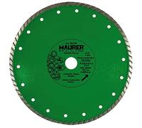 Maurer Disco diamantato Corona Turbo 230 mm 2,6x7,5 mm Granito Cemento Tegole