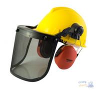 Maurer Elmetto Protettivo Con Visiera A Rete E Cuffie