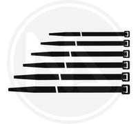 MAURER FASCETTE PER CABLAGGIO IN NYLON NERO 4,5 X 360 PZ100 3 CONFEZIONI