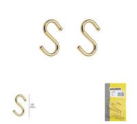 MAURER Gancio S 50 mm dorato (Blister 2 pezzi) Uso Domestico