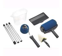 Maurer Kit 6 Pezzi Rullo Pittura floccato + Serbatoio + vassoio + Aste prolunga