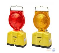 Maurer Lampada Led Stradale A Batteria Con Pannello Solare Rosso