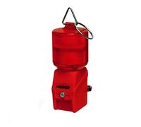 MAURER - Lampada luce rossa LED stradale da cantiere lampeggiante fissa Batteria 6 V