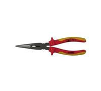 MAURER Plus 95331 Pinza isolata a becchi mezzi tondi diritti, 200 mm., cromo van