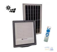 Maurer Proiettore Led Staffa E Pannello Solare Sensore Crepuscolare E 15 Ah -